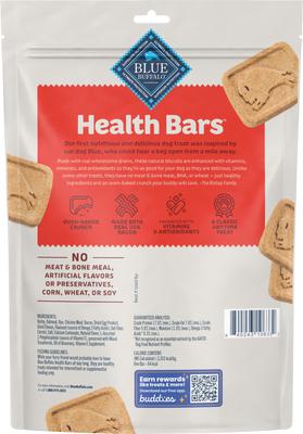 Blue Buffalo Health Bars Baked with Bacon, Egg & Cheese Dog Treats
