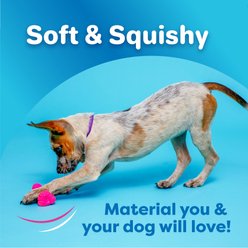 Hartz Dura Play Bone Squeaky Latex Dog Toy, Color Varies, Small slide 2 of 9