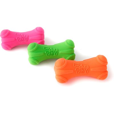 Hartz Hartz Dura Play Bone Squeaky Latex Dog Toy, 3 count, Medium