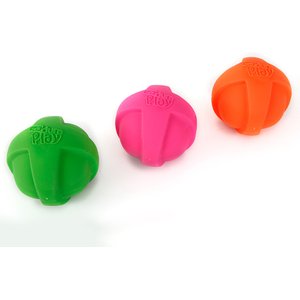 Hartz Dura Play Ball Squeaky Latex Dog Toy, Color Varies, 3 count, Large