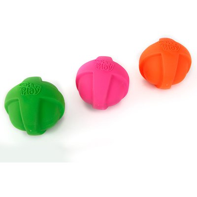 Hartz Hartz Dura Play Ball Squeaky Latex Dog Toy, Color Varies, 3 count, Large
