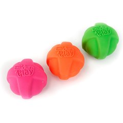 Hartz Dura Play Ball Squeaky Latex Dog Toy, Color Varies, 3 count, Small