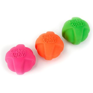 Hartz Dura Play Ball Squeaky Latex Dog Toy, Color Varies, 3 count, Small