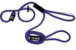 Mad Dog Products Urban Signature Rope Polypropylene Slip Lead Dog Leash, Purple, 6-ft long, 1/2-in wide slide 1 of 6
