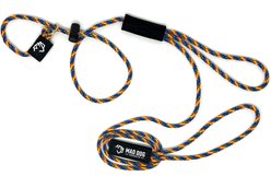 Mad Dog Products Urban Signature Rope Polypropylene Slip Lead Dog Leash, Rainbow, 6-ft long, 1/4-in wide