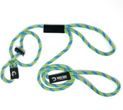 Mad Dog Products Urban Signature Rope Polypropylene Slip Lead Dog Leash, Taffy Twirl, 6-ft long, 3/8-in wide