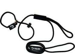 Mad Dog Products Urban Signature Rope Polypropylene Slip Lead Dog Leash, Black, 6-ft long, 1/4-in wide