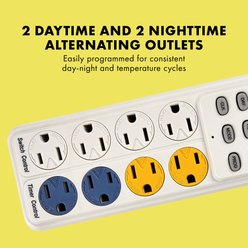 Zilla 24/7 Digital Timer Power Center for Reptile Terrariums, Digital slide 2 of 9