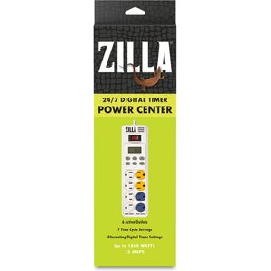 Zilla 24/7 Digital Timer Power Center for Reptile Terrariums, Digital