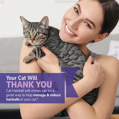 Show full view: 21st Century Essential Pet Hairball Support Soft Chews Supplement for Cats, 100 count slide 6 of 11