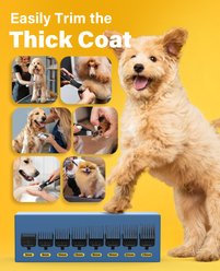 OneIsAll Low Noise Rechargeable Cordless Waterproof RFC-676+P20 Shaver Dog Grooming Kit slide 2 of 9