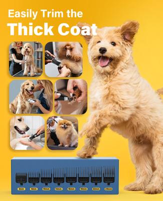 Show full view: OneIsAll Low Noise Rechargeable Cordless Waterproof RFC-676+P20 Shaver Dog Grooming Kit slide 7 of 12