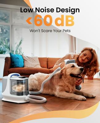 Show full view: OneIsAll BM3 13000Pa Powerful 3 Suction Levels Dog Grooming Kit slide 4 of 12