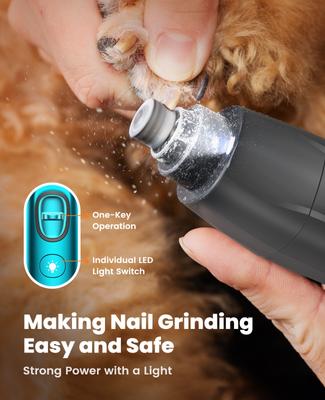 Show full view: OneIsAll Rechargeable Cordless Electric Trimmer FC10 Silent Dog Grooming Clippers slide 4 of 10