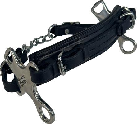Show full view: Nunn Finer The Cross Road Hackamore Horse Noseband, Black, Horse slide 2 of 2