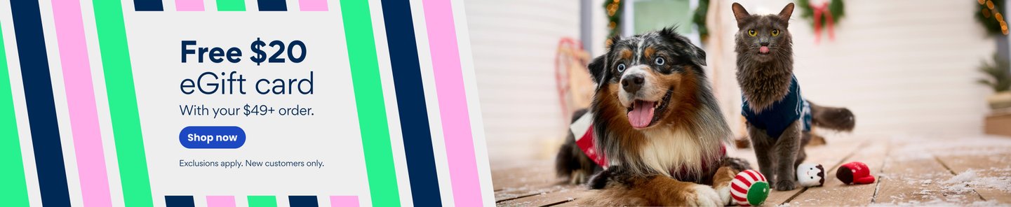 Free $20 eGift card With your $49+ order. Shop now New customers only. Exclusions apply.