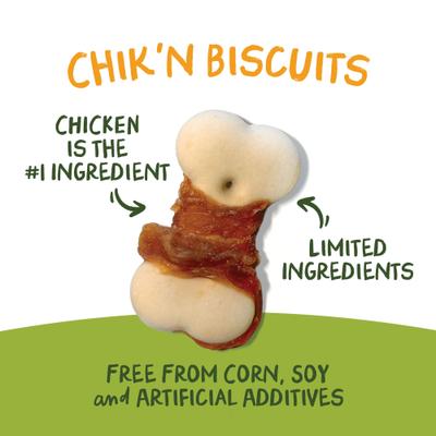 Show full view: Pet 'n Shape Grain-Free Chik 'n Biscuits Dog Treats, 2.21-lb bag slide 5 of 11