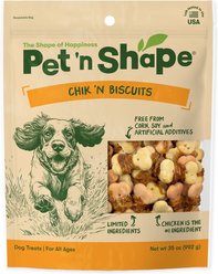 Pet 'n Shape Grain-Free Chik 'n Biscuits Dog Treats, 2.21-lb bag
