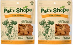 Pet 'n Shape Grain-Free Chik 'n Chips Dog Treats, 1-lb bag, bundle of 2