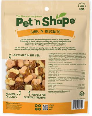 Show full view: Pet 'n Shape Grain-Free Chik 'n Biscuits Dog Treats, 2.21-lb bag slide 4 of 11