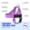 Show in main carousel: Dog Friendly Co. Adjustable Neck & Chest Chafe Resistant Dog Harness, Purple, Medium slide 4 of 9