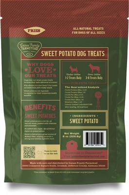 Show full view: Gaines Family Farmstead Jumbo Sweet Potato Fries Single Ingredient Chewy Dog Treats, 8-oz pouch slide 7 of 7