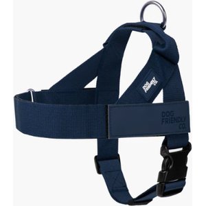 Dog Friendly Co. Adjustable Neck & Chest Chafe Resistant Dog Harness, Premium Navy Blue, Large