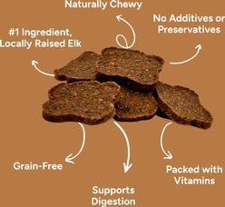 Gaines Family Farmstead Elk & Sweet Potato Fillets Grain-Free Soft & Chewy Dog Treats, 6-oz pouch slide 2 of 6