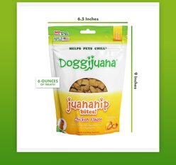 Doggijuana Chicken Flavored Crunchy Dog Treats, 6-oz bag slide 2 of 8