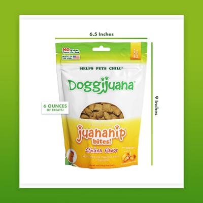 Show full view: Doggijuana Chicken Flavored Crunchy Dog Treats, 6-oz bag slide 8 of 9
