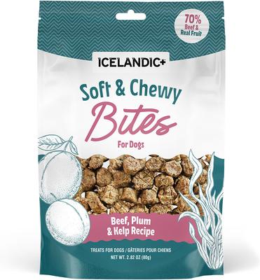 Show full view: Icelandic+ Beef & Plumb Bites Soft & Chewy Dog Treats, 2.8-oz bag slide 7 of 8