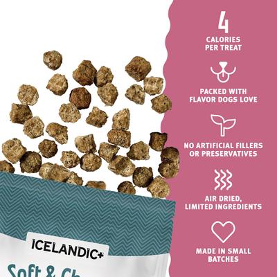 Show full view: Icelandic+ Beef & Plumb Bites Soft & Chewy Dog Treats, 2.8-oz bag slide 4 of 8