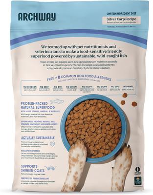 Show full view: Archway Limited Ingredient Diet Sustainable Fish Dry Dog Food, 4-lb bag slide 10 of 11