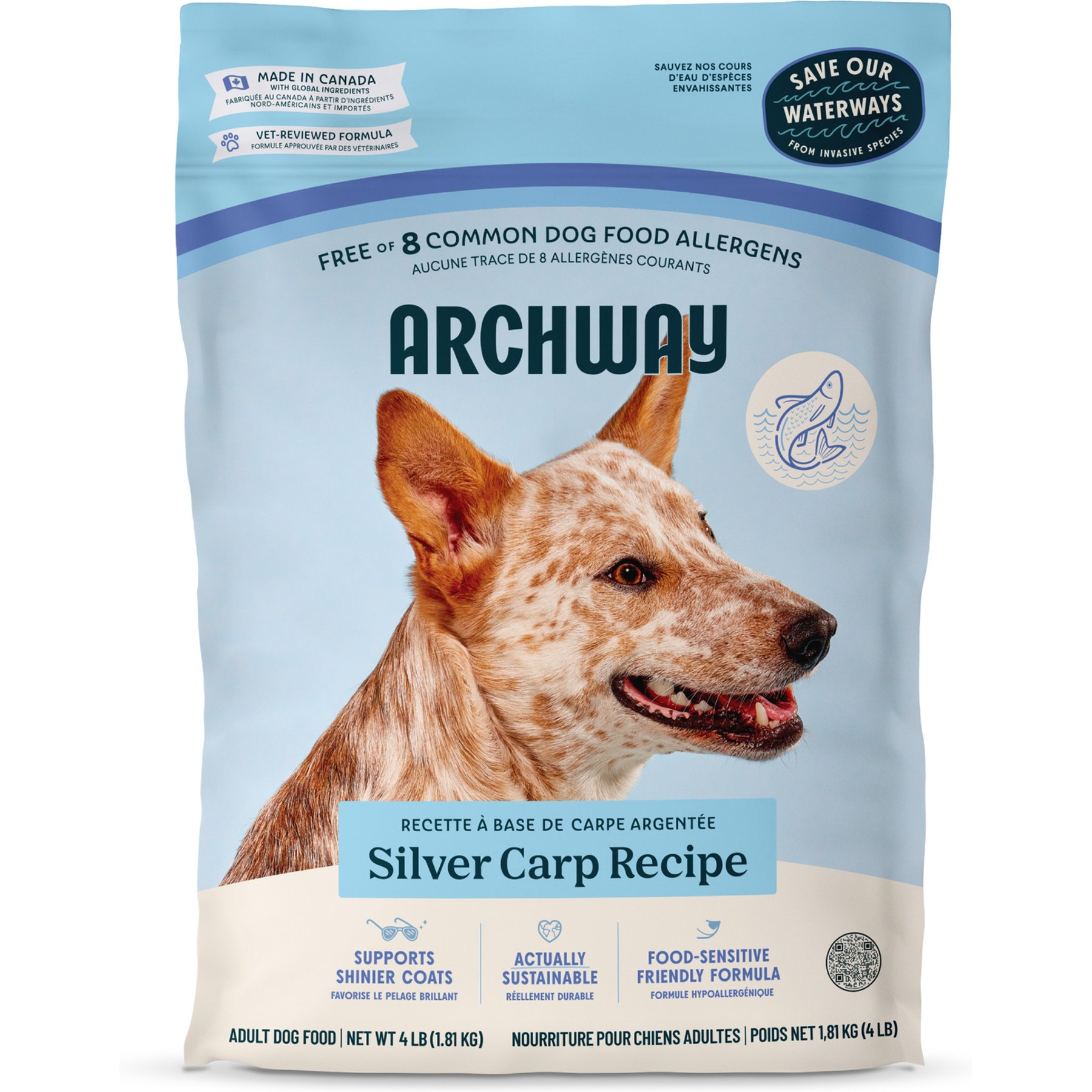 Archway Limited Ingredient Diet Sustainable Fish Dry Dog Food, 4-lb bag