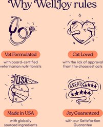 WellJoy Skin & Coat + GutBoost Chicken Grain-Free Soft & Chewy Cat Treats, 3.2-oz pouch, 120 count slide 2 of 9