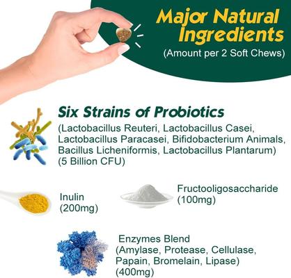 Show full view: PetriMins Advanced Probiotic Chicken Flavor Chew Supplement for Dogs, 90 count slide 4 of 7