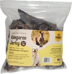 Advance Pet Product Kangaroo Jerky Bulk Dog Treats, 1-lb