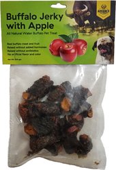 Advance Pet Product Water Buffalo Jerky with Apple Dog Treats, 100-gram