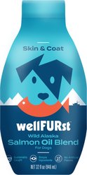 WellFURst Wild Alaska Omega-3 Salmon Oil Skin & Coat Health Supplement for Dogs, 32-fl oz bottle