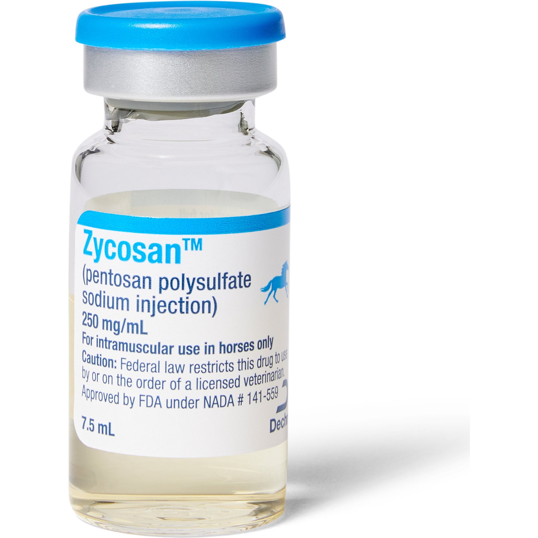 Zycosan Injection for Horses, 250-mg/mL, 7.5 mL, 4 vials