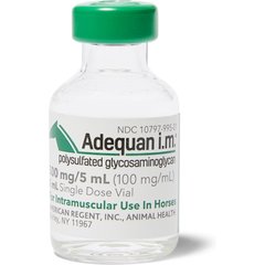 Adequan Equine i.m. (polysulfated glycosaminoglycan) Injectable for Horses, 100mg/mL, 5-mL vial