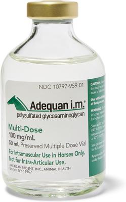 Adequan Equine (polysulfated glycosaminoglycan) Injectable for Horses, 100mg/mL