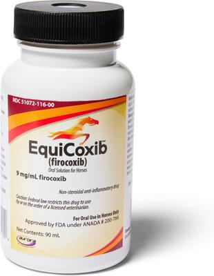 Show full view: EquiCoxib Firocoxib (Generic) Oral Solution for Horses, 9 mg/mL, 90 mL slide 3 of 8