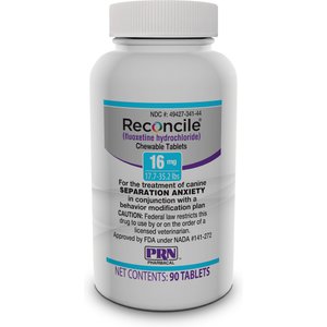 Reconcile (fluoxetine hydrochloride) Tablets for Dogs, 16-mg, 90 tablets