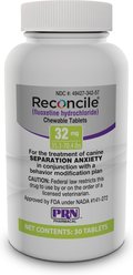 Reconcile (fluoxetine hydrochloride) Tablets for Dogs, 32-mg, 30 tablets