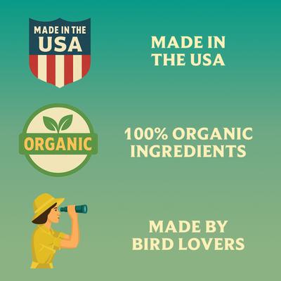 Show full view: Nest Plus Premium Non-GMO & Organic Seed & Grain Blend Parakeet & Budgie Food, 1-lb reusable tin slide 3 of 5