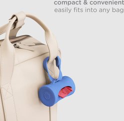 Ubbi Retractable Dog Poop Bag Holder & Dispenser, Blue slide 2 of 6