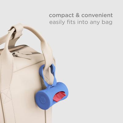 Show full view: Ubbi Retractable Dog Poop Bag Holder & Dispenser, Blue slide 7 of 7