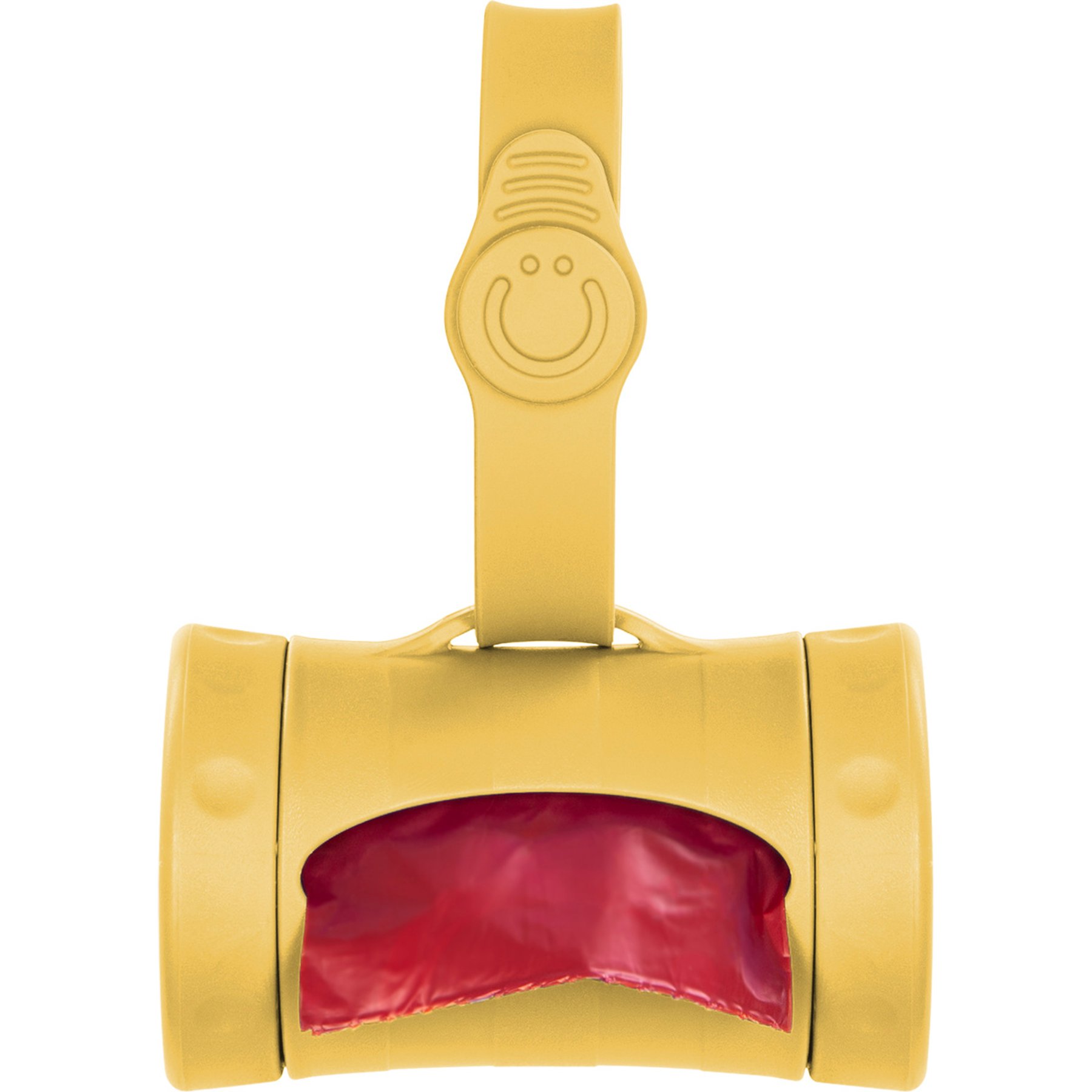 Ubbi Retractable Dog Poop Bag Holder & Dispenser, Yellow