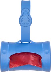 Ubbi Retractable Dog Poop Bag Holder & Dispenser, Blue